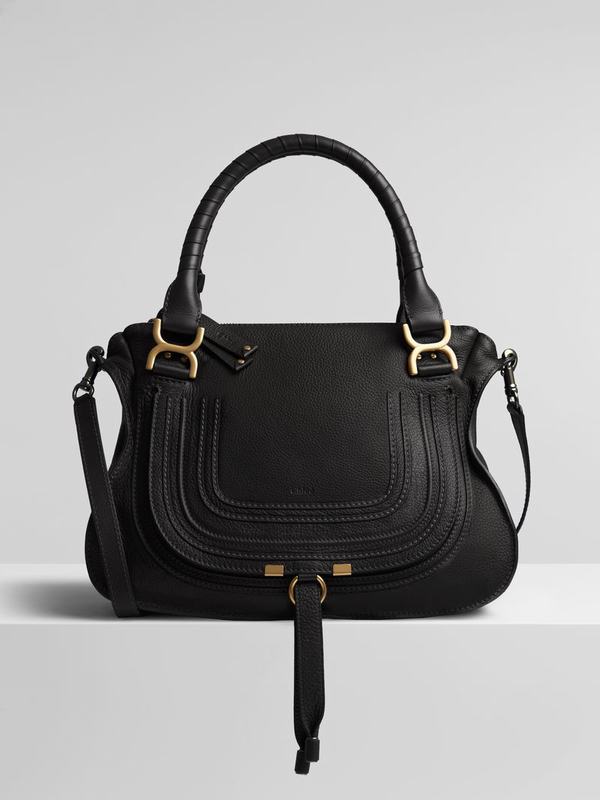 Chloé Bolsos Mujer Marcie Negras Nylon ZHMT95041